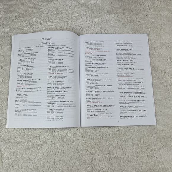 Essentials In Writing & Literature Books Level 10 Student, Resource, Teacher EIW - Picture 10 of 11